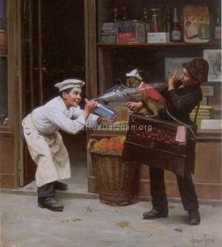 Teasing the Monkey - 保罗·查尔斯·肖卡纳·莫罗